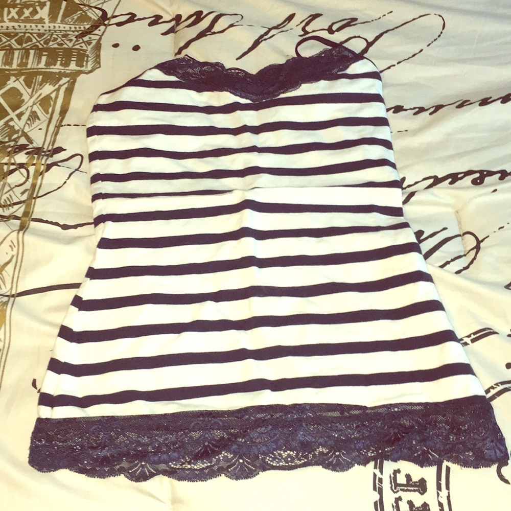 Express Tank with Lace Trim